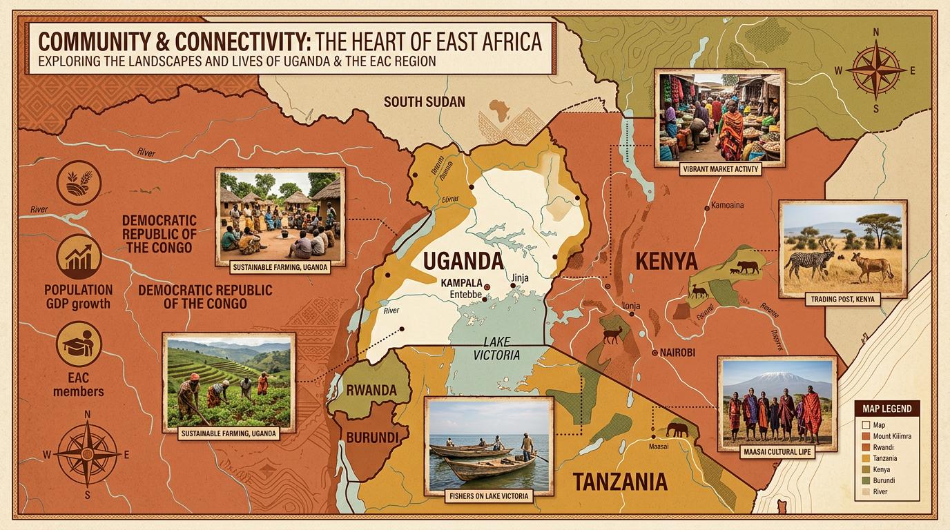 Uganda and East Africa region where WISE works